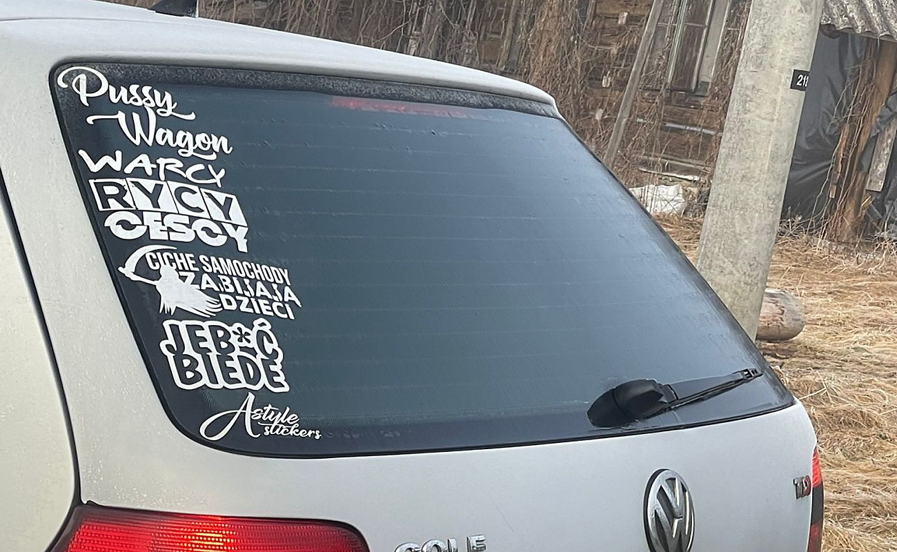 Zatrzymany VW Golf. Policja Zakopane