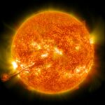 Słońce, wyrzut koronalny masy/ NASA