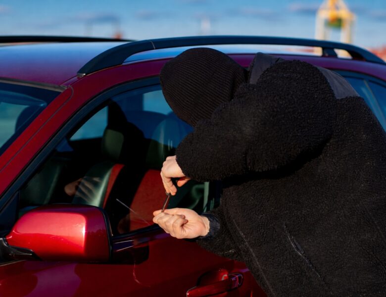Złodziej włamujący się do auta. Jacky Nelson/Unsplash