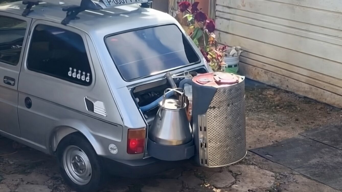 Kubańczyk przerobił Fiata 125p na węgiel/ FB
