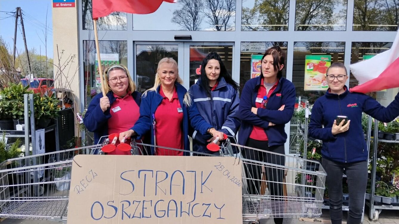 Strajk ostrzegawczy w Dino. OPZZ