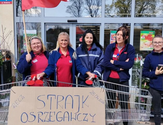 Strajk ostrzegawczy w Dino. OPZZ