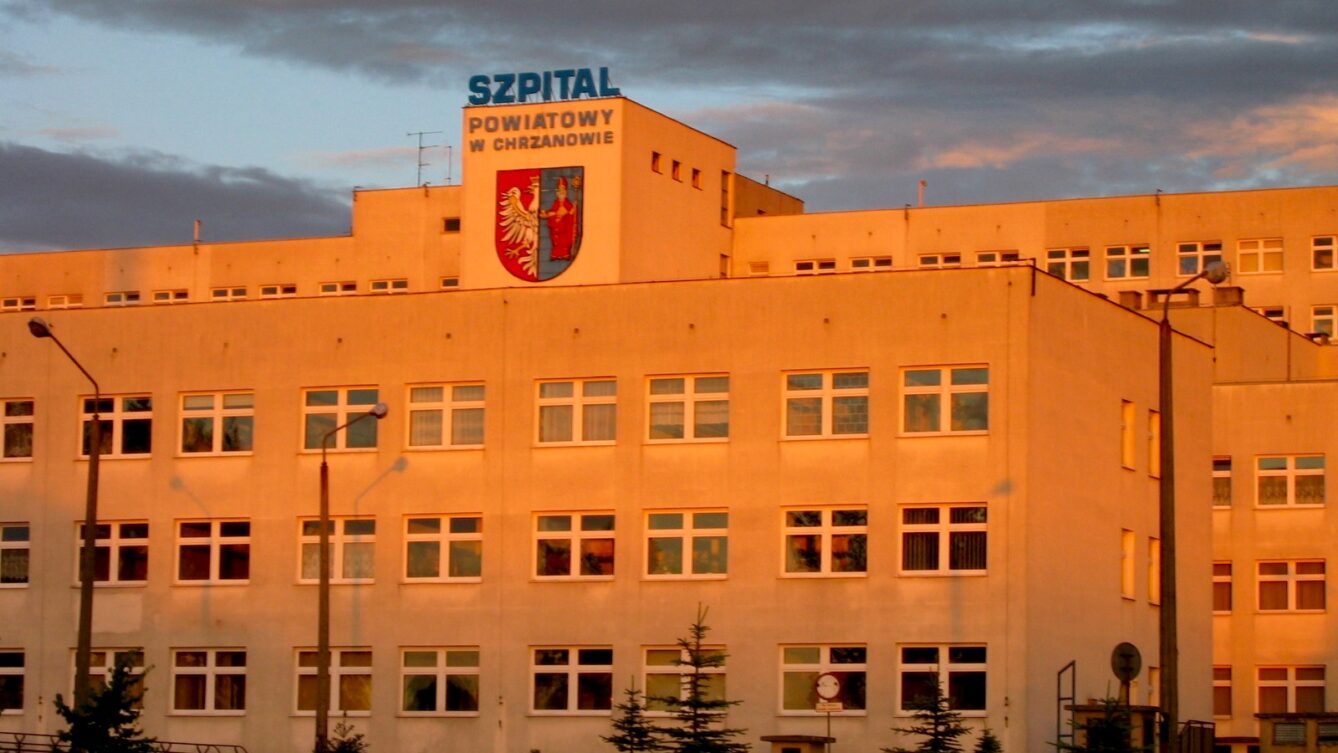 Szpital powiatowy w Chrzanowie. Autorstwa Mariusz Paździora - Praca własna, CC BY-SA 3.0