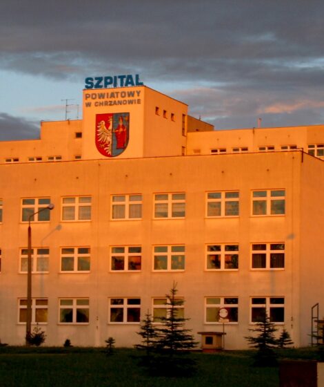 Szpital powiatowy w Chrzanowie. Autorstwa Mariusz Paździora - Praca własna, CC BY-SA 3.0