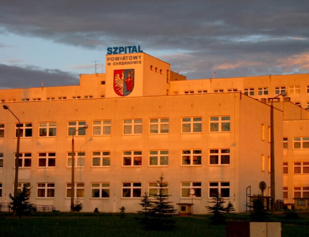 Szpital powiatowy w Chrzanowie. Autorstwa Mariusz Paździora - Praca własna, CC BY-SA 3.0
