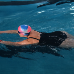 Pływaczka w trakcie treningu w basenie. fot. Ewa Gładysz