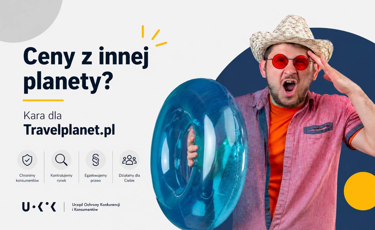 Prezes UOKiK nakłada karę na Traveplanet.pl/ UOKiK