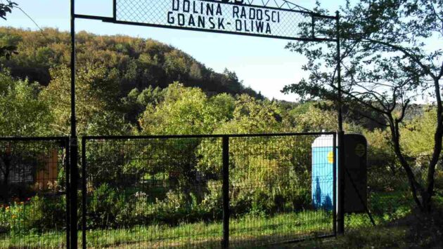Rodzinny ogród działkowy w Gdańsku-Oliwie. Autorstwa Artur Andrzej - Praca własna, CC0