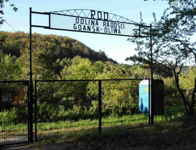 Rodzinny ogród działkowy w Gdańsku-Oliwie. Autorstwa Artur Andrzej - Praca własna, CC0