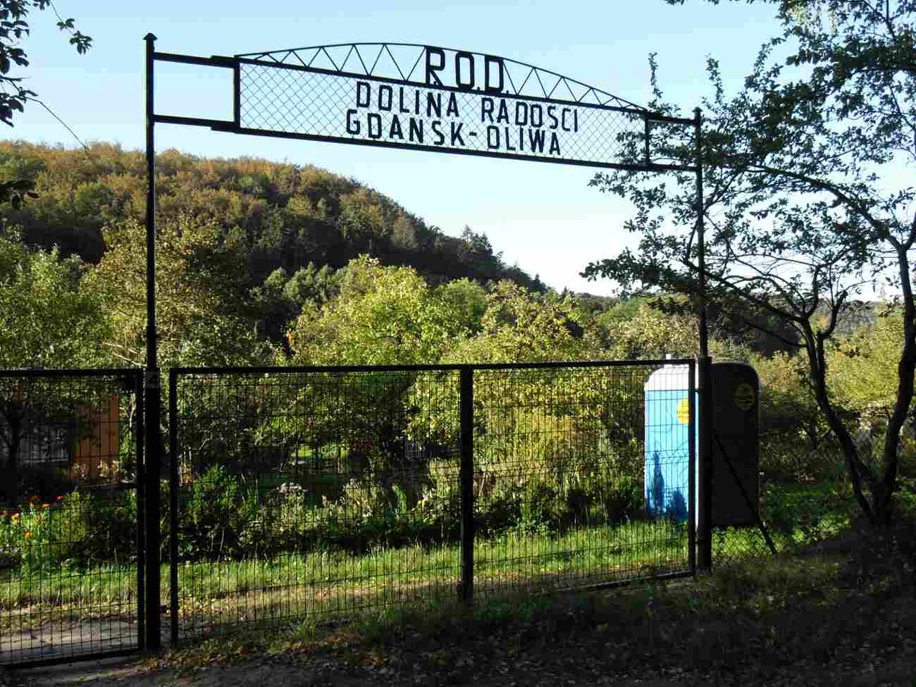 Rodzinny ogród działkowy w Gdańsku-Oliwie. Autorstwa Artur Andrzej - Praca własna, CC0