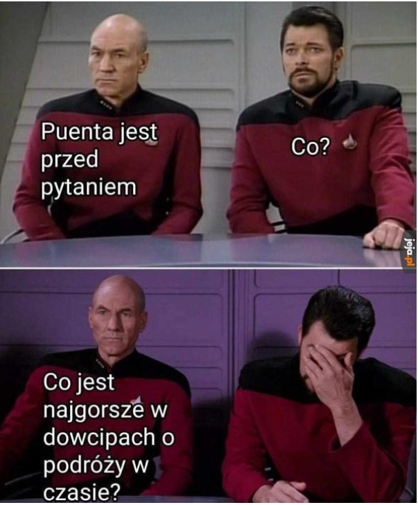 Memy inspirowane sagą Star Trek. jeja.pl