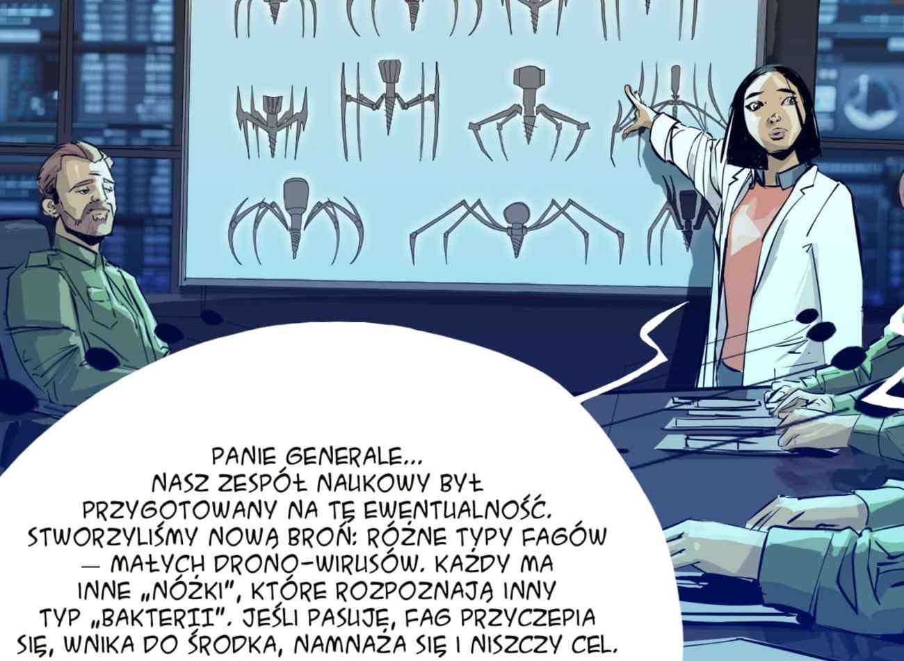 Komiks o bakteriofagach/ Paweł Piechnik