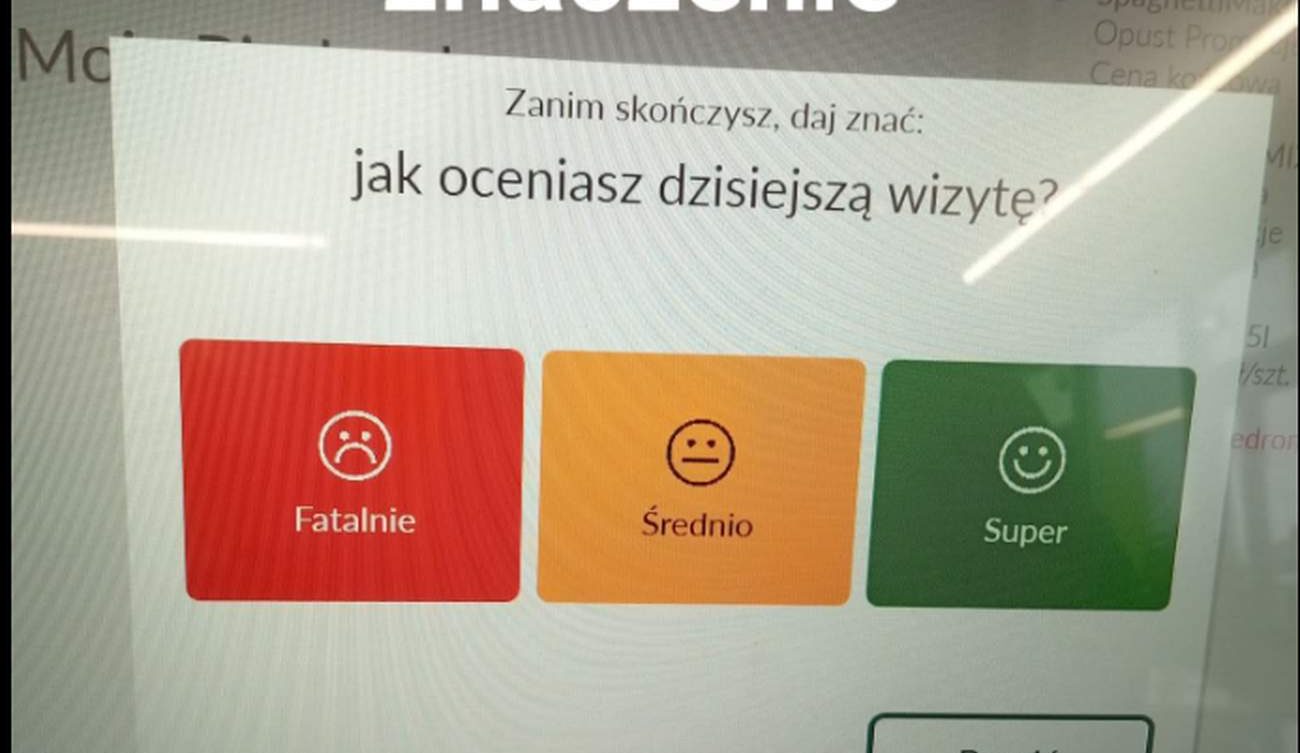 Masz moc przy kasie w Biedronce! Kliknij zieloną buźkę i uratuj premię pracownika/FB