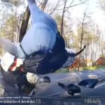 Wypadek kierowcy i pasażerki motocykla w Rybniku. FB/Stop Cham