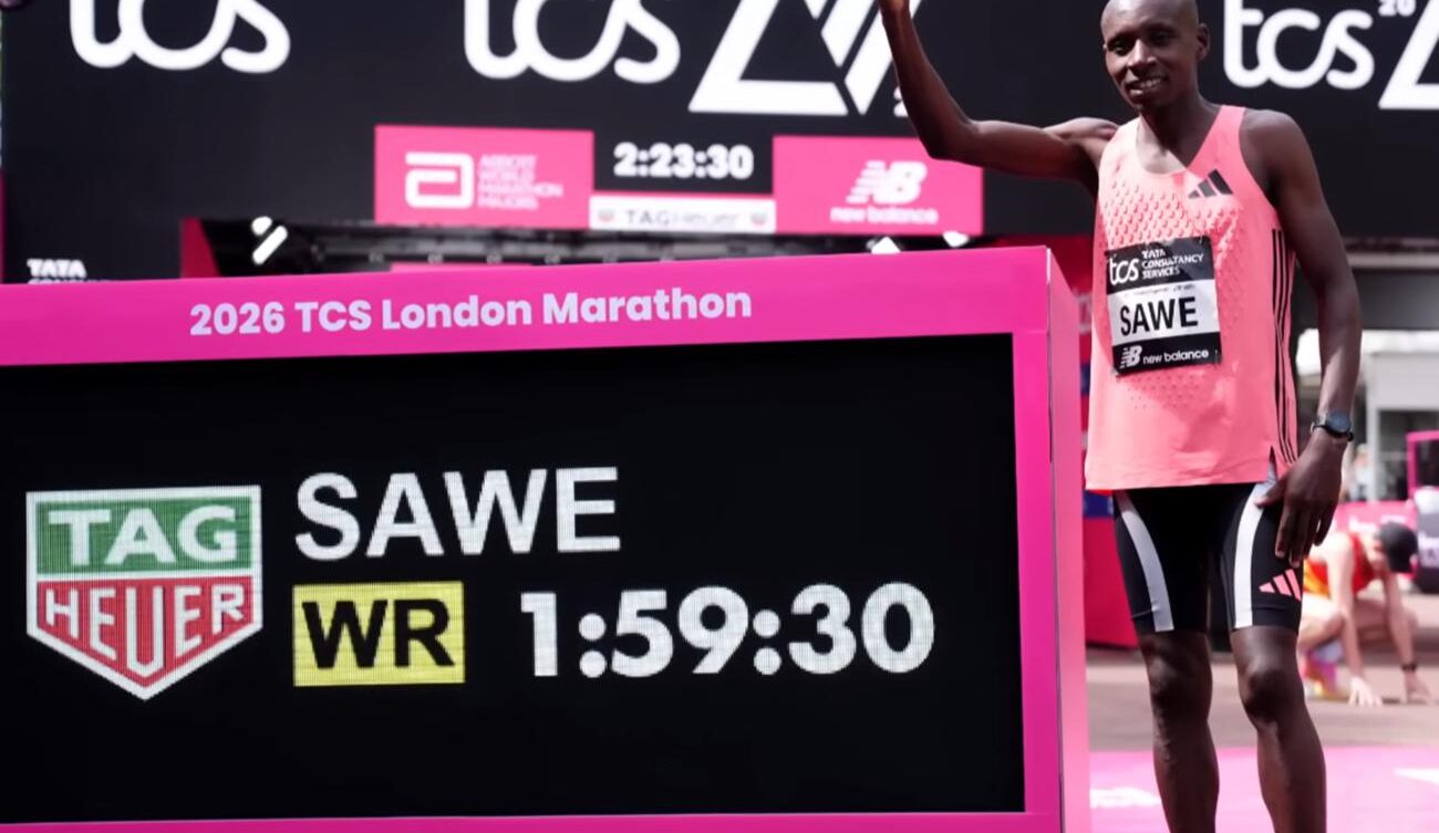 Sebastian Sawe na London Marathon/ Youtube