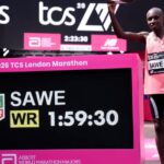Sebastian Sawe na London Marathon/ Youtube