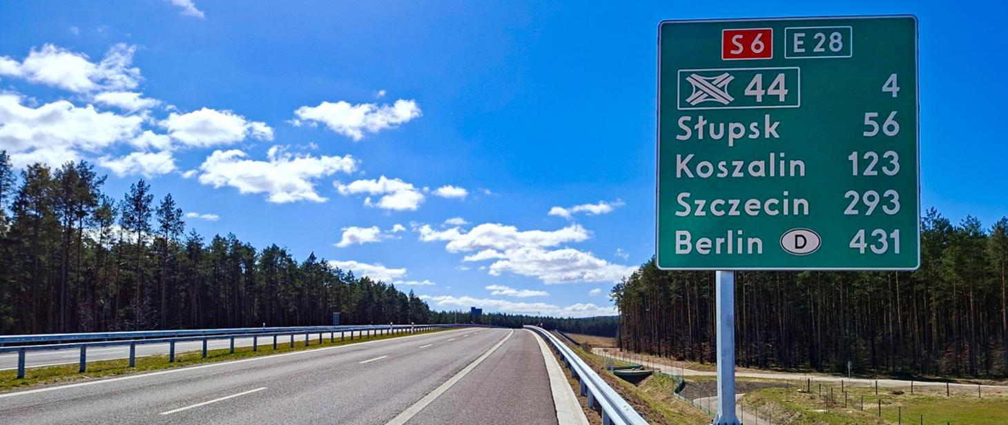 Nowy odcinek S6 otwarty. Ekspresowo z Leśnic do Bożepola Wielkiego. źródło: MI