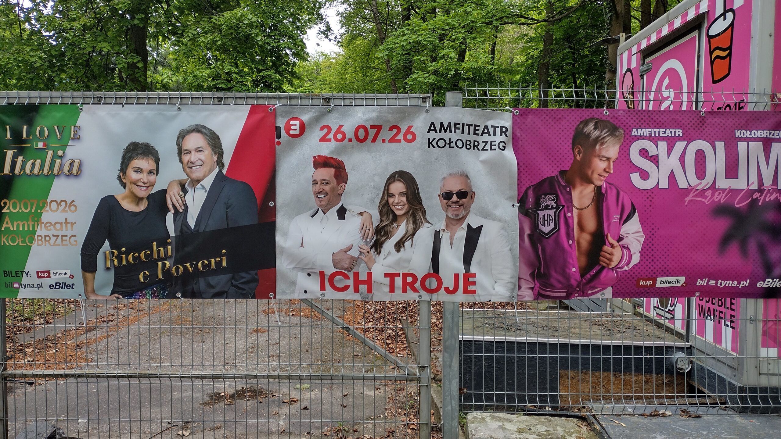 Kołobrzeg plakaty gwiazd. Fot. Rafał Bernasiński