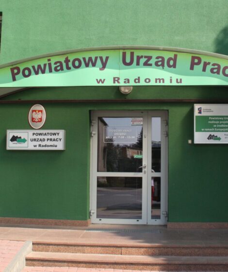 Urząd Pracy w Radomiu. źródło: https://www.powiatradomski.pl/