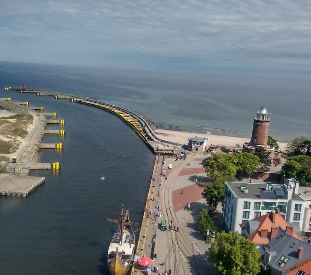 Kołobrzeg. Wejście do portu. Fot: Rafał Bernasiński