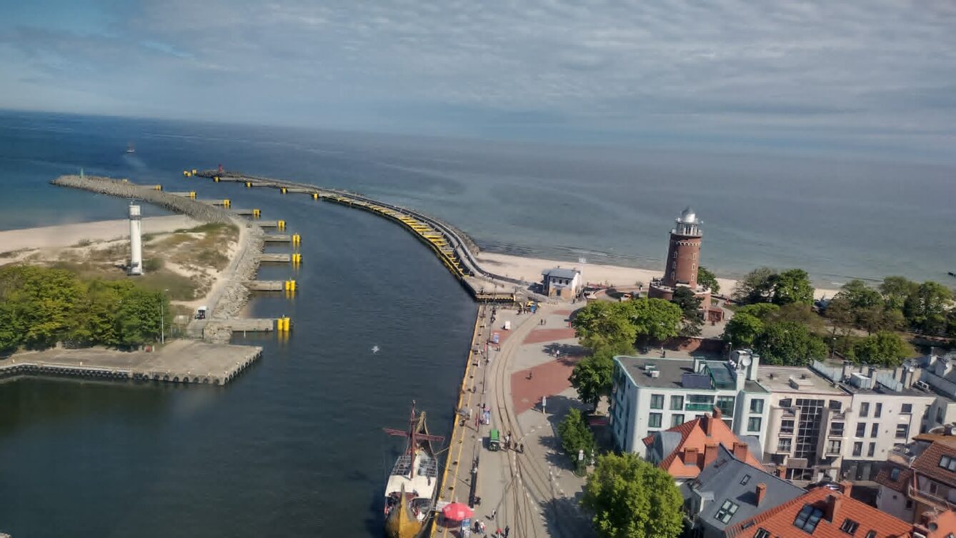 Kołobrzeg. Wejście do portu. Fot: Rafał Bernasiński