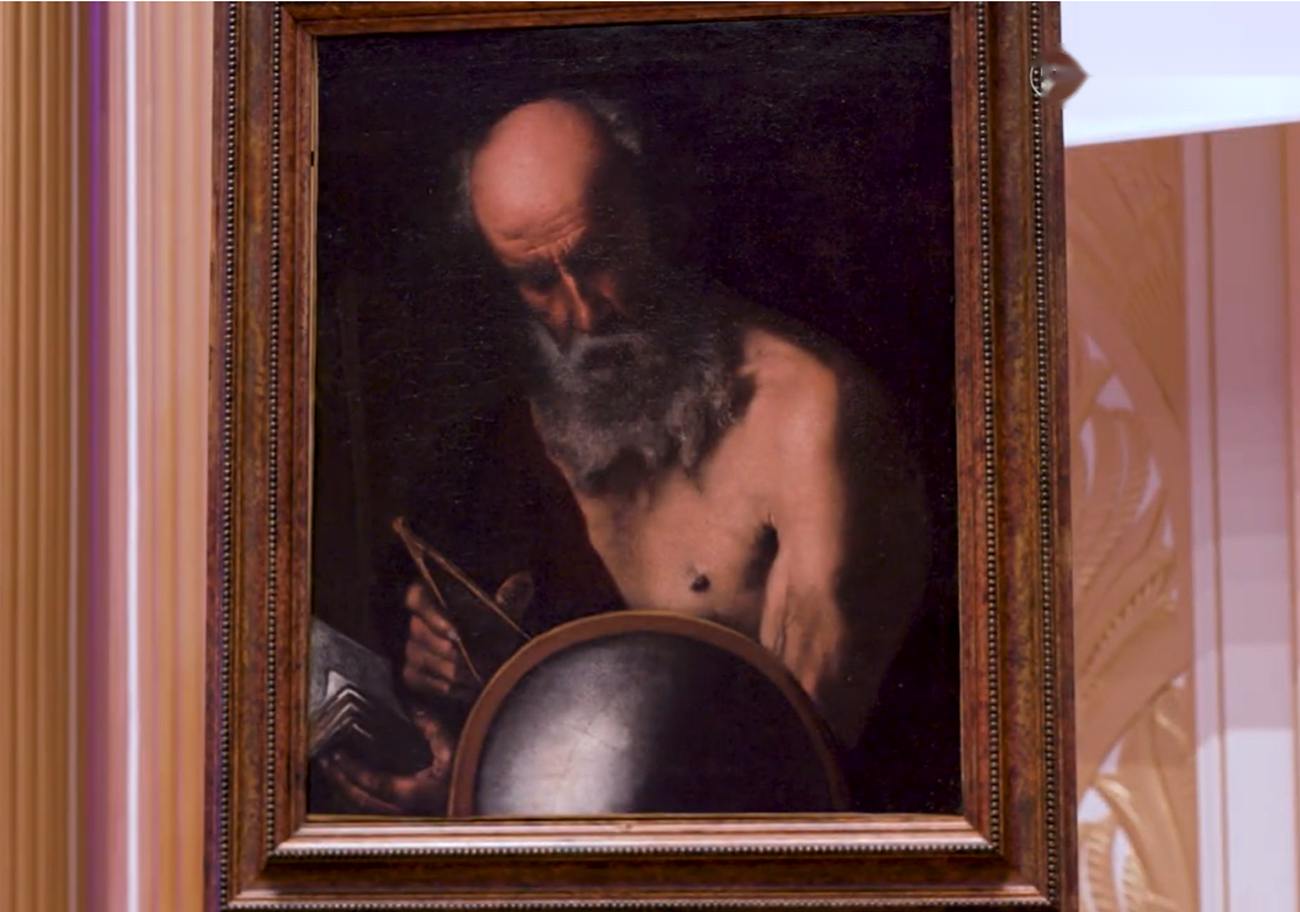 Archimedes Caravaggia, naukowcy potwierdzają autorstwo malarza/ youtube.com