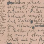 Skan notatek prof. Wacława Borowego. Źródło: Biblioteka Uniwersytecka w Warszawie. Gabinet Rękopisów