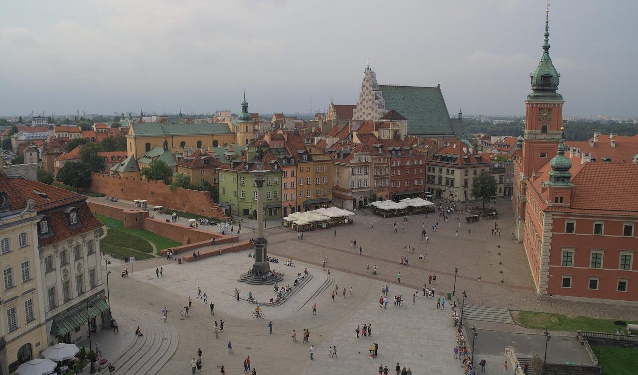 Warszaw, plac Zamkowy