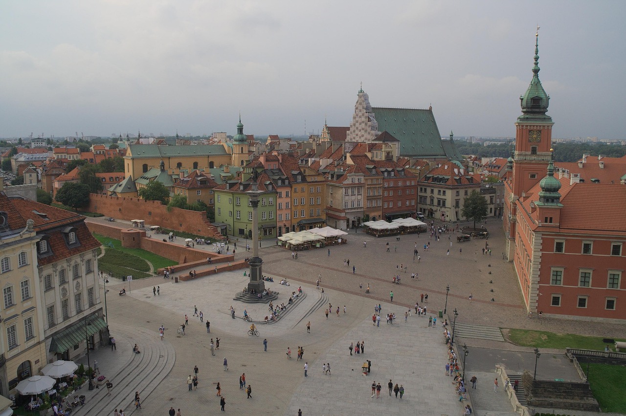 Warszaw, plac Zamkowy