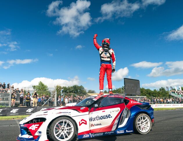 Drift Masters 2026. Piotr Więcek o krok od lidera przed rundą w Irlandii. Źródło: Drift Masters Grand Prix