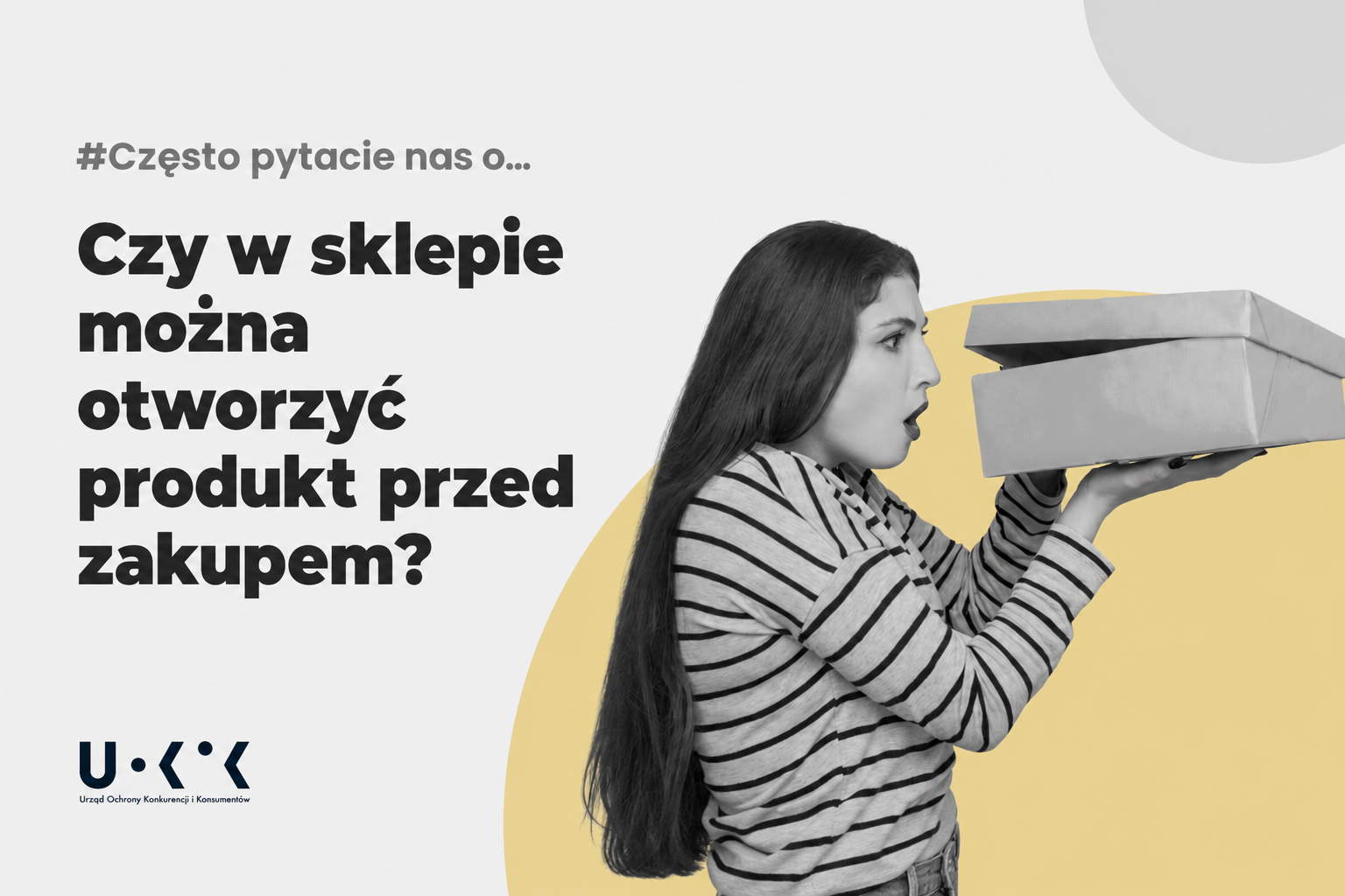 Czy można otworzyć produkt przed zakupem? UOKiK ostrzega