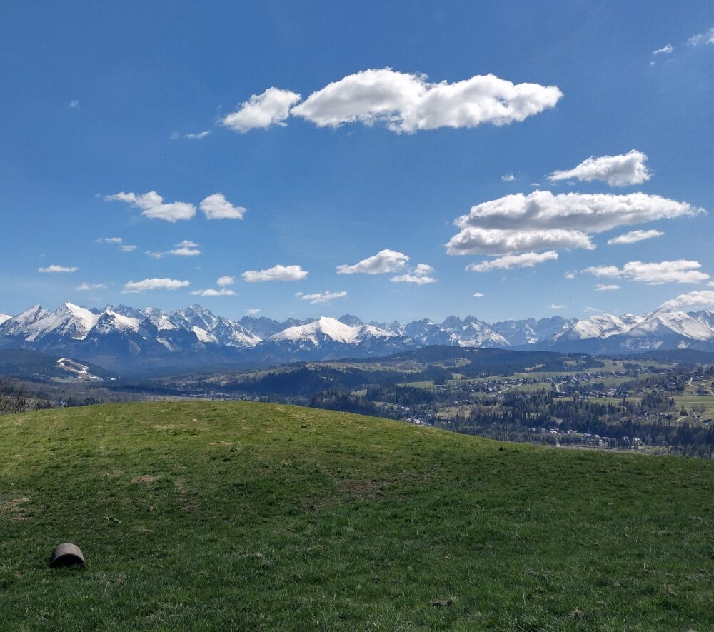 Widok na Tatry z Litwinki nad Białką Tatrzańską. Fot.: Rafał Bernasiński