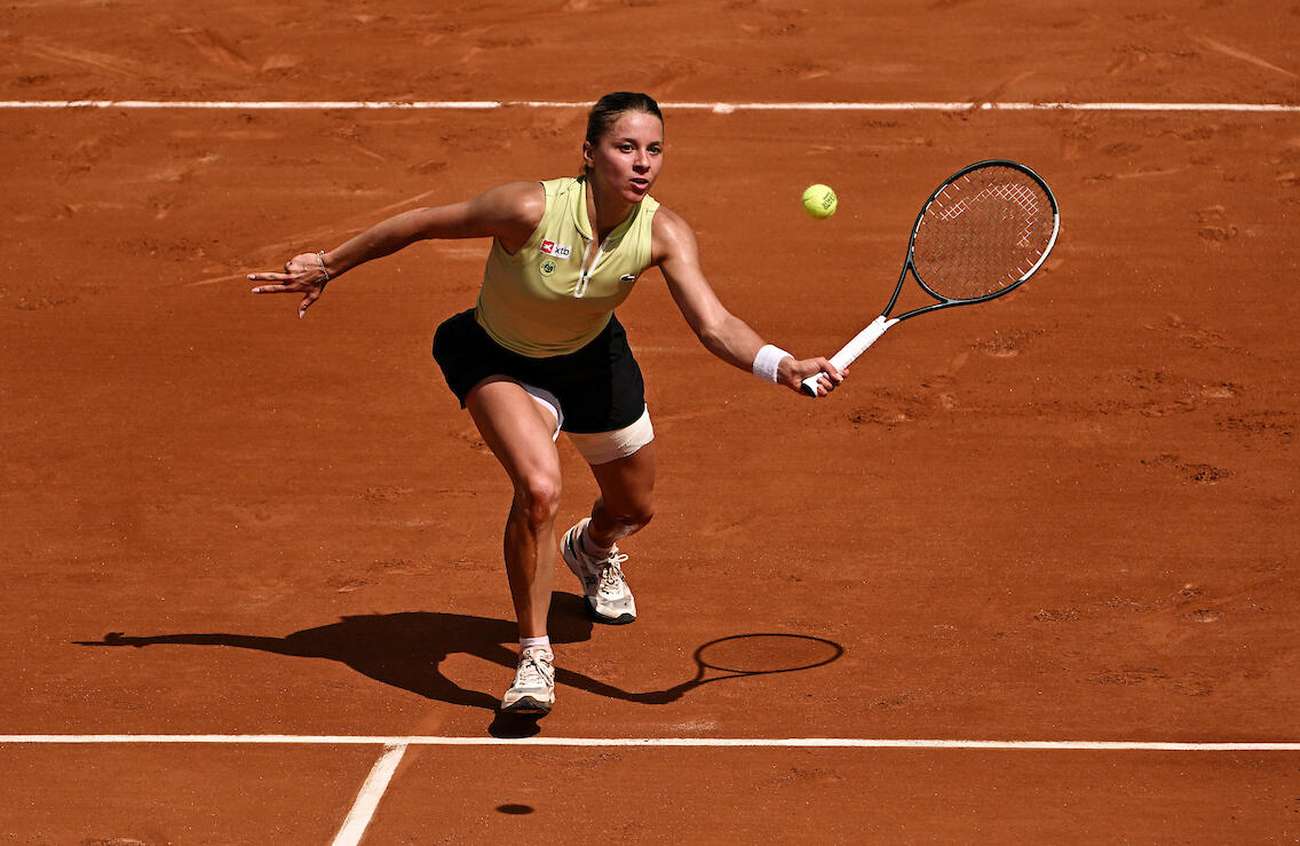 Maja Chwalińska na Roland Garros. źrodło: PZT