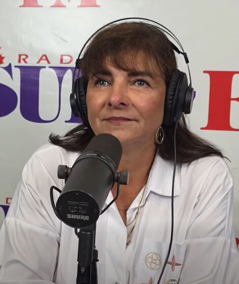 Wójt Baranowa Bogumiła Lewandowska-Siwek w rocmowie radiowej/ RadioSud/youtube