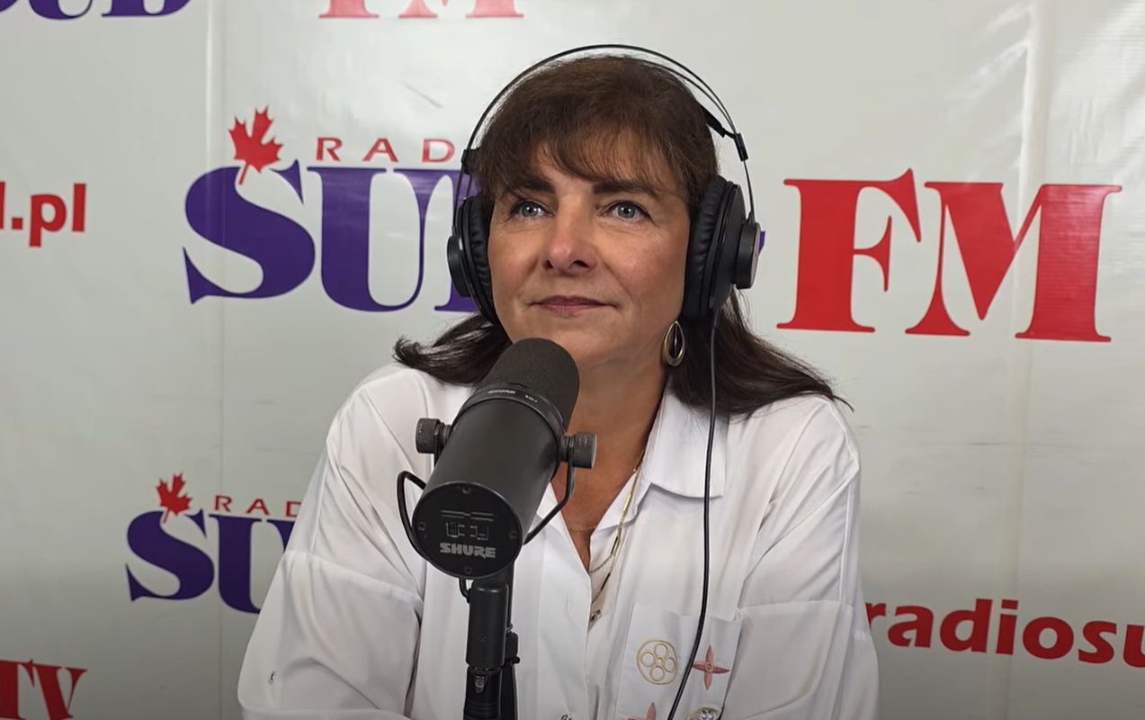 Wójt Baranowa Bogumiła Lewandowska-Siwek w rocmowie radiowej/ RadioSud/youtube