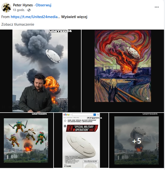 Memy o atatku na rafinerię w Moskwie/FB