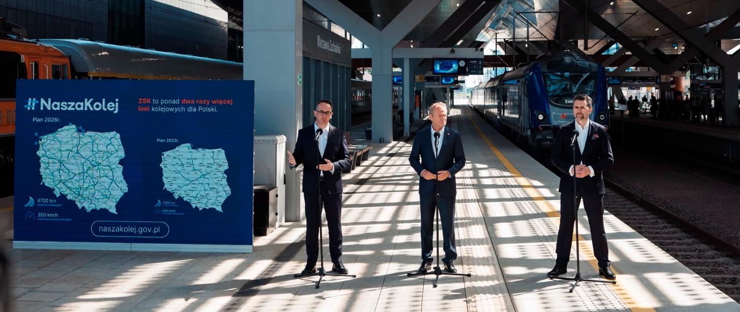 Pociągi mają rozpędzać się do 350 km/h. Podróż z Warszawy do Szczecina, z Krakowa do Gdańska oraz z Lublina do Wrocławia ma trwać około trzech godzin. Z kolei przejazd z Wrocławia, Poznania, Gdańska czy Bydgoszczy do Warszawy ma zajmować około 100 minut.