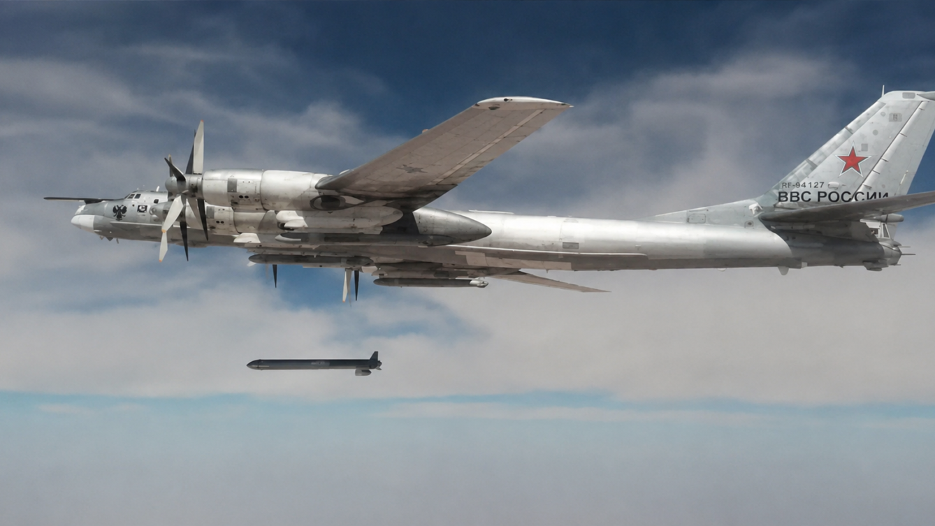 Tu-95MS bombers fired cruise missiles at terrorists’ objects in Syria. Минобороны России. Wikimedia,  Creative Commons Attribution 4.0