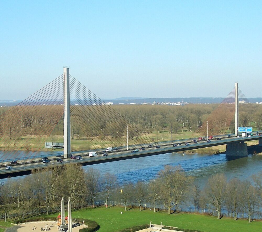 Photo of Friedrich Ebert Bridge in Bonn, Germany.