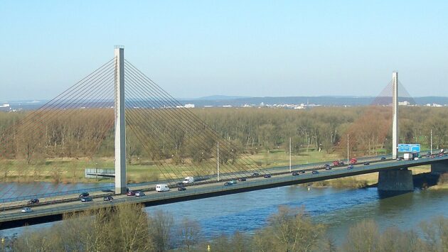 Photo of Friedrich Ebert Bridge in Bonn, Germany.