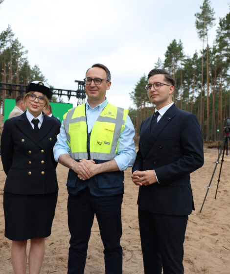 Ruszyła budowa Przylądka Pomerania w Świnoujściu. Port za 10 mld zł ma przejąć część klientów Hamburga i Rotterdamu./Ministerstwo Infrastruktury
