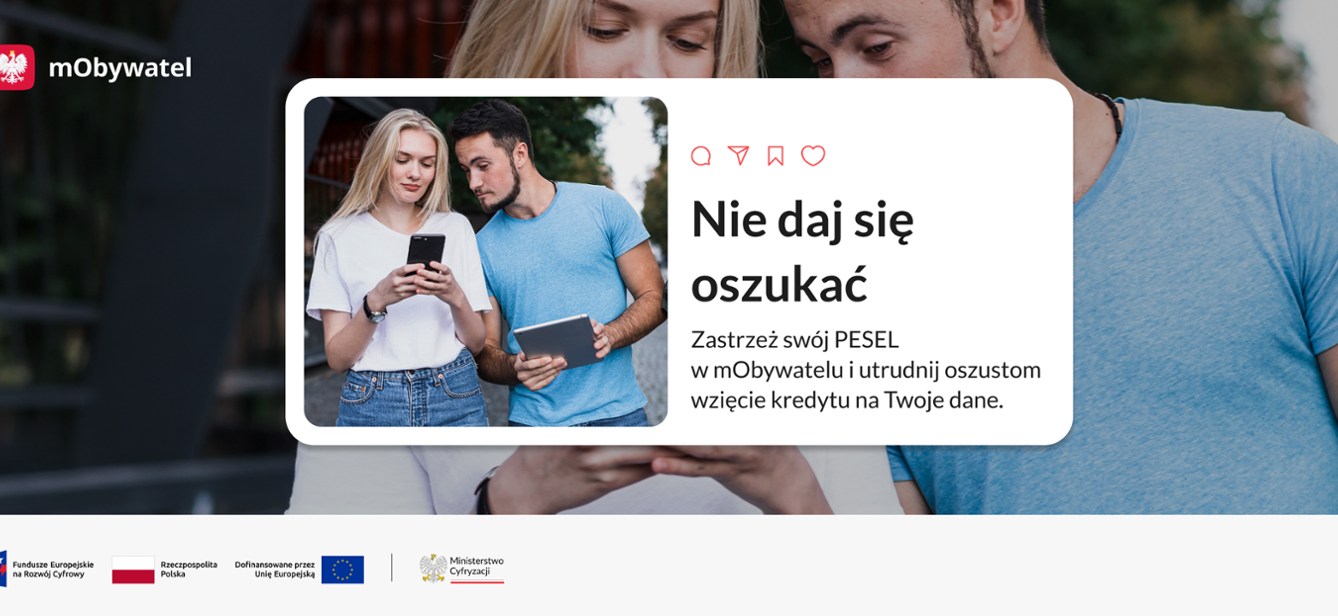 Zastrzeż PESEL przed urlopem i zabezpiecz się przed wyłudzeniem kredytu. Wyjaśniamy, co daje ta usługa i jak włączyć ją w mObywatelu. MC