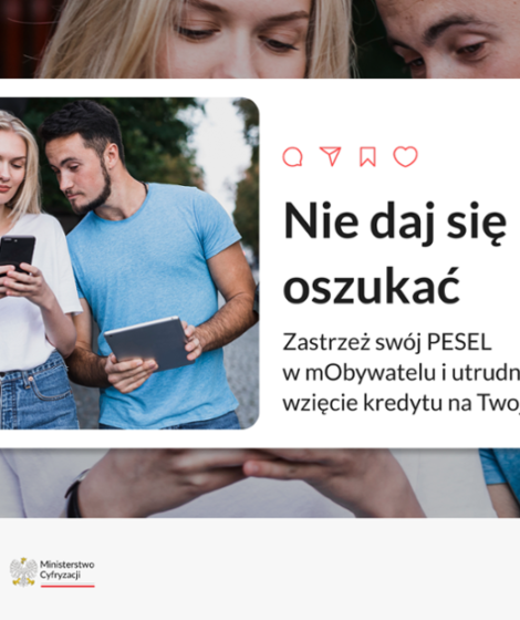 Zastrzeż PESEL przed urlopem i zabezpiecz się przed wyłudzeniem kredytu. Wyjaśniamy, co daje ta usługa i jak włączyć ją w mObywatelu. MC