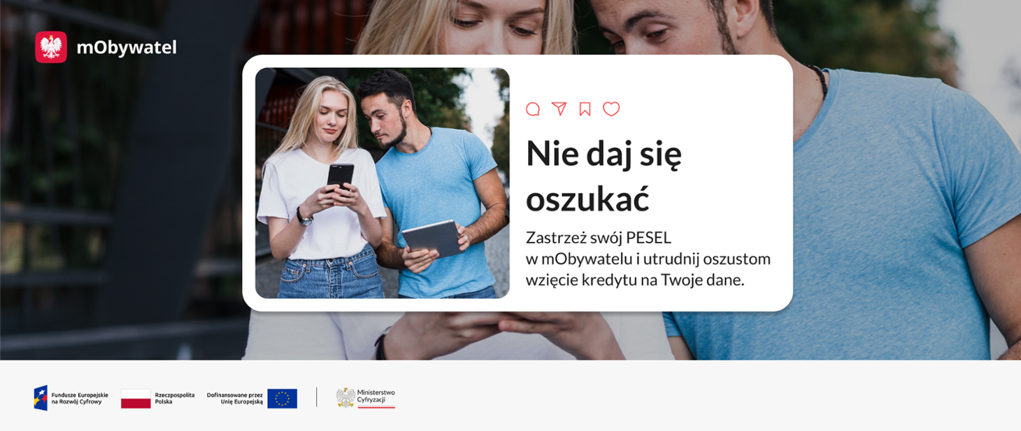 Zastrzeż PESEL przed urlopem i zabezpiecz się przed wyłudzeniem kredytu. Wyjaśniamy, co daje ta usługa i jak włączyć ją w mObywatelu. MC