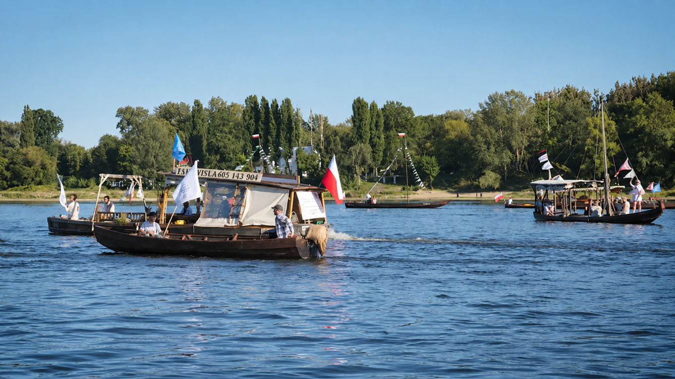 Festiwal Wisły 2026: ponad 40 tradycyjnych łodzi, 250 wydarzeń, ślub na Wiśle i parady od Włocławka do Grudziądza. źródło: PAP Media-Room