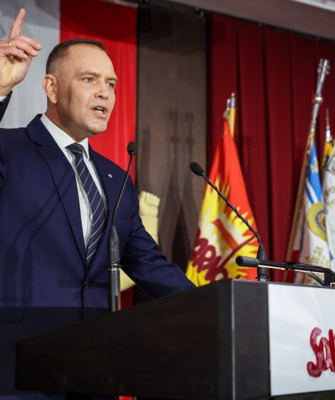 Karol Nawrocki Prezydent RP w rocznicę powstania NSZZ Solidarność. fot: Mikołaj Bujak KPRP