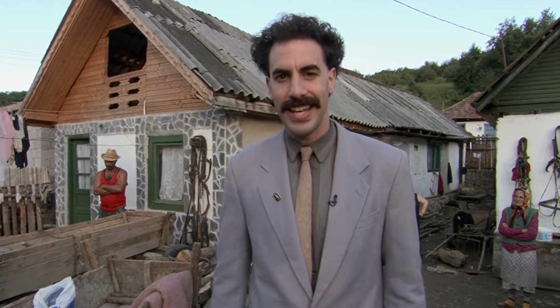 Borat się kaja. Sacha Baron Cohen po raz pierwszy przeprosił Kazachstan. Słynny komik opowiedział, dlaczego wybrał ten kraj i skąd wziął się Borat. Kadr z filmu Borat
