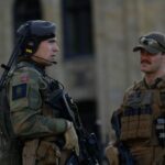 Żołnierze norweskiej Gwardii Krajowej podczas ćwiczeń Hovedstad 2026 w Oslo. Fot. Marius Kaniewski / Forsvaret