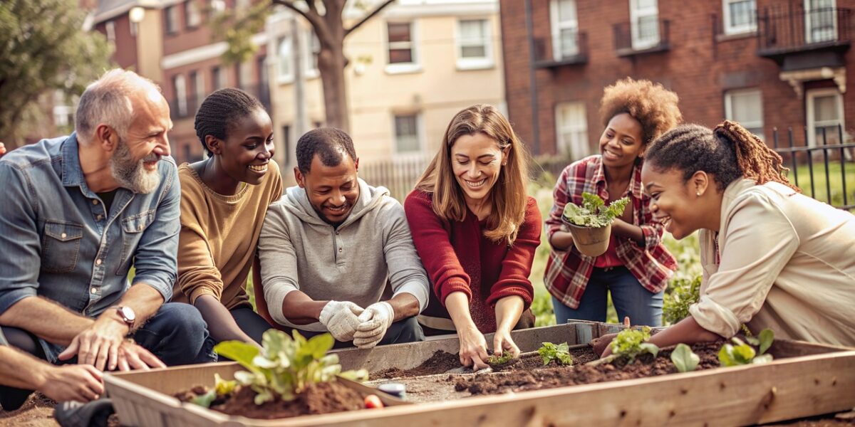 ai generated, community planning, garden, gardening, world housing and settlement day, affordable housing, environmental sustainability, global awareness, housing inequality, housing policies, housing rights, nature, human settlement, inclusive city, infrastructure, livable city, public space, sustainable growth, urbanization, world habitat day