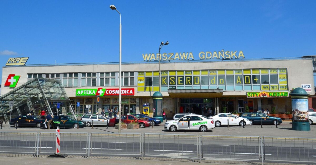 Dworzec Warszawa Gdańska/ fot: Adrian Grycuk - Praca własna, CC BY-SA 3.0 pl